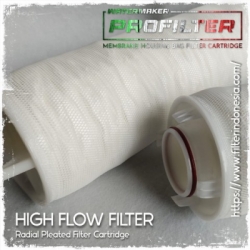 High Flow Radial Pleated Cartridge Filter  medium